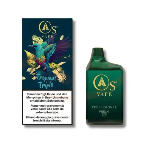 os vape tropical triple passionfruit mit 10000 puffs und 20mg nikotin
