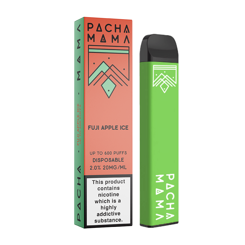 pacha mama vape 20mg nikotin 600 puffs fuji apple ice