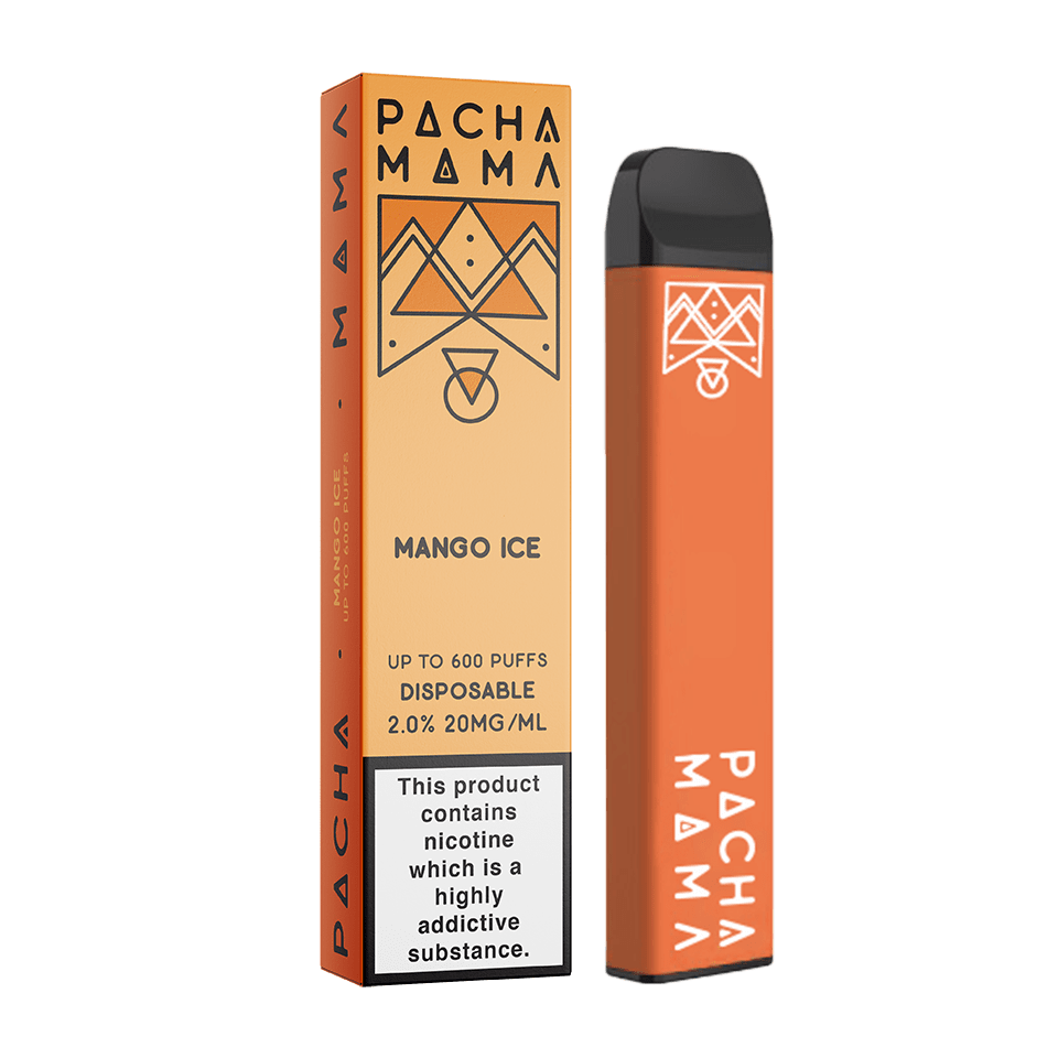 pacha mama vape 20mg nikotin 600 puffs mango ice