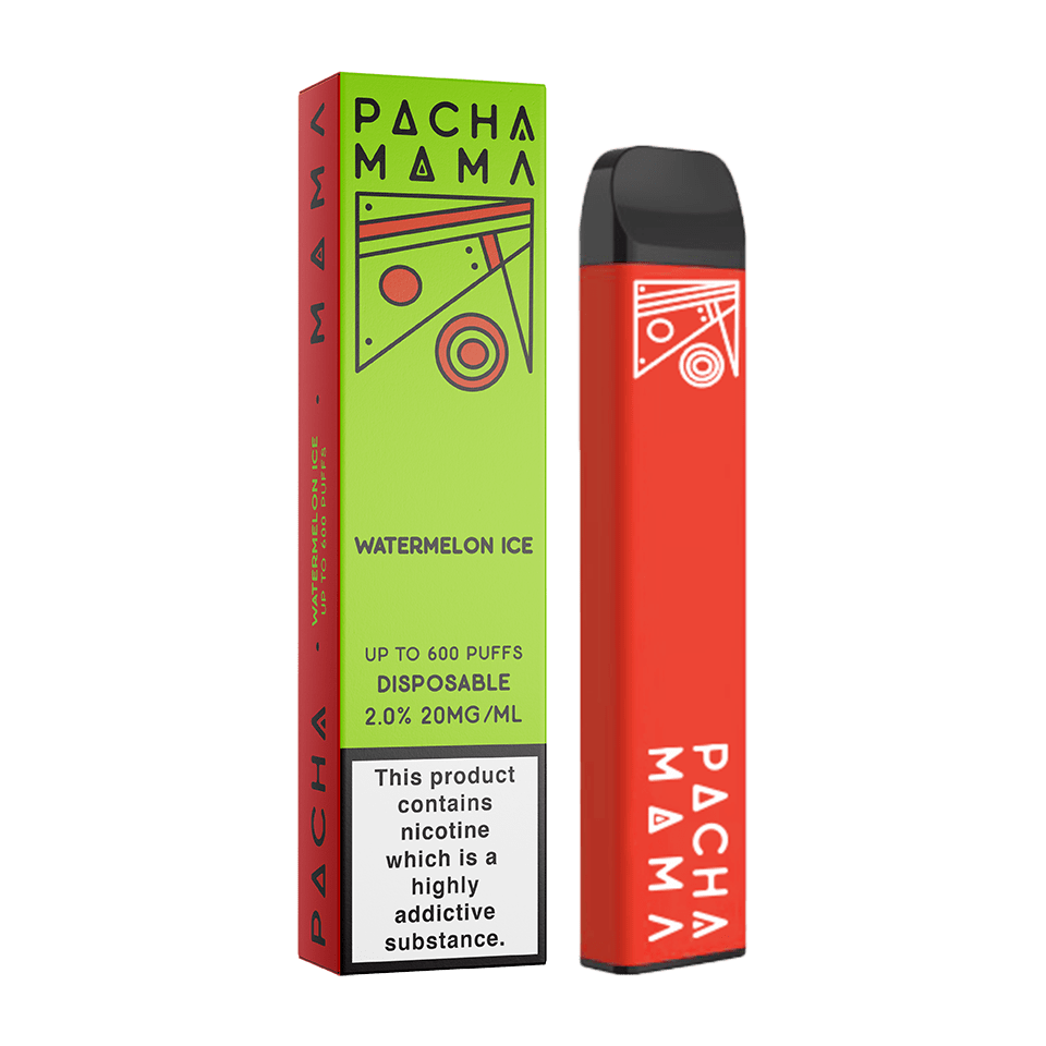 pacha mama vape 20mg nikotin 600 puffs watermelon ice