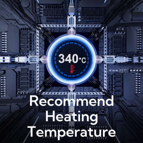 REJO temperatur einstellungen für erhitzer mit anzeige von hitzestufen und bedienelementen