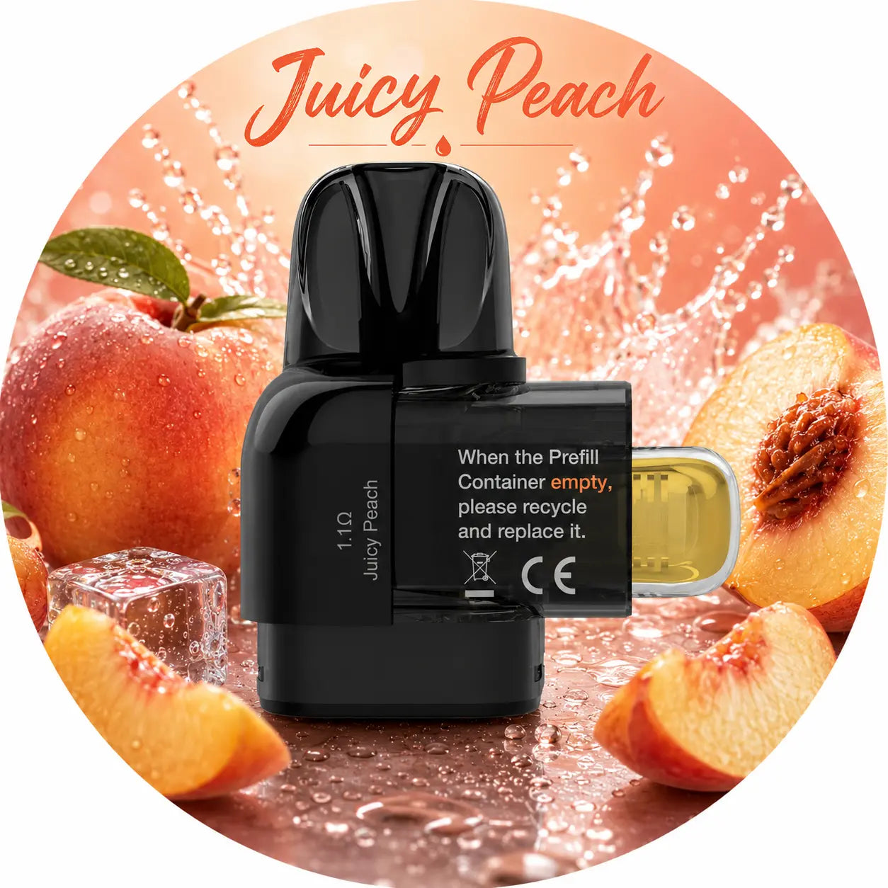 Sikary S10000 Pods Kartuschen - Juicy Peach
