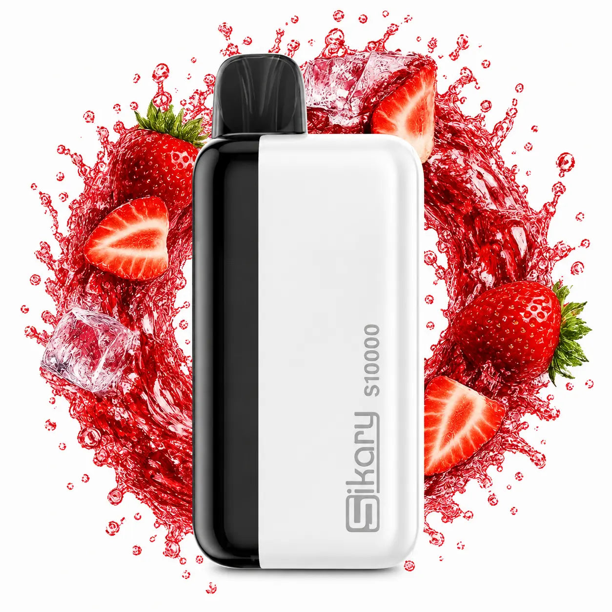 Sikary S10000 Hybrid Vape Kit - Strawberry Ice