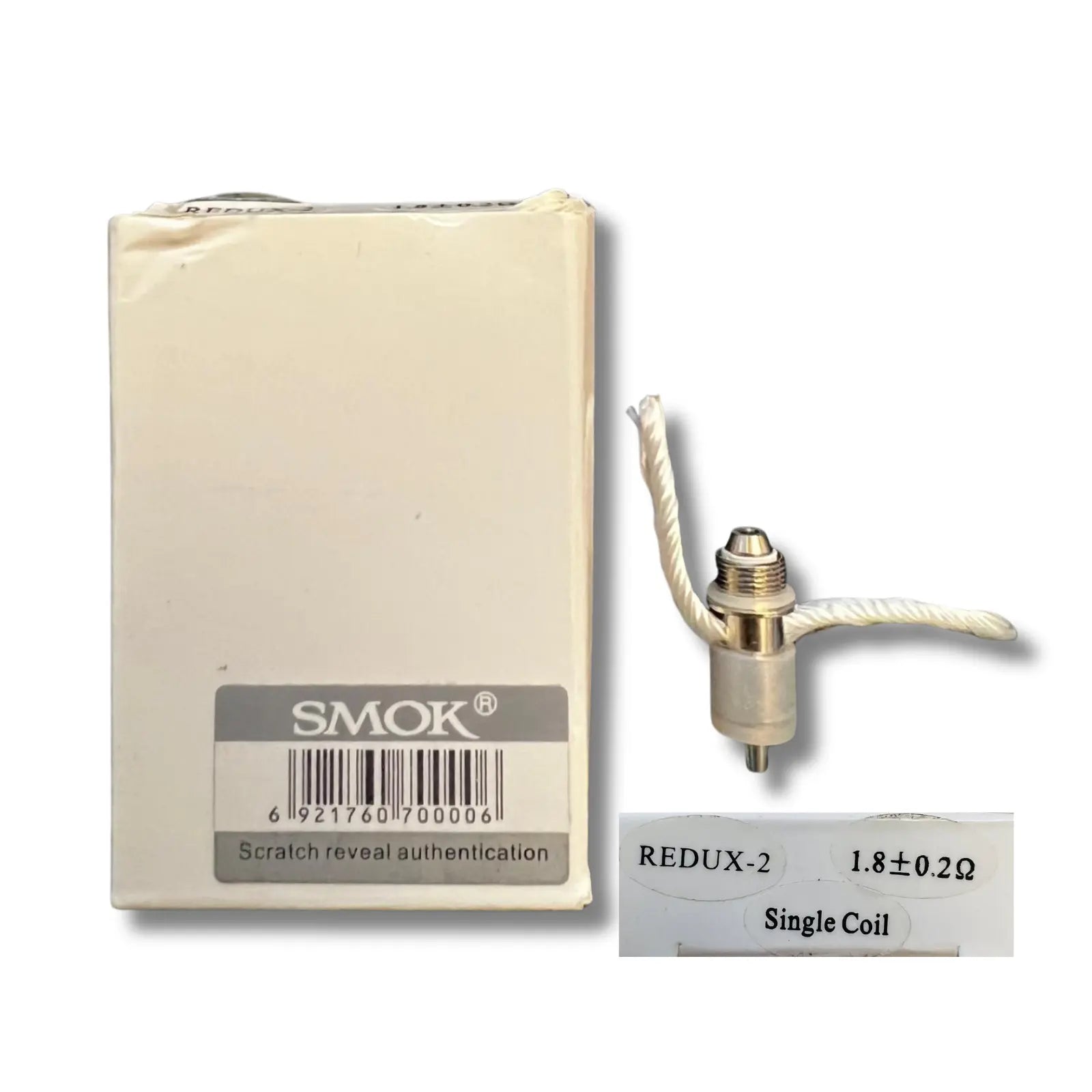 SMOK redux 2 single coil 5er pack ersatzverdampferköpfe