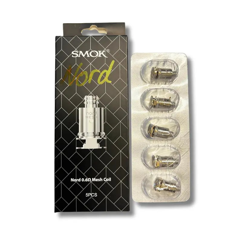 SMOK nord mesh coils 0 6 ohm 5er pack ersatzverdampferköpfe