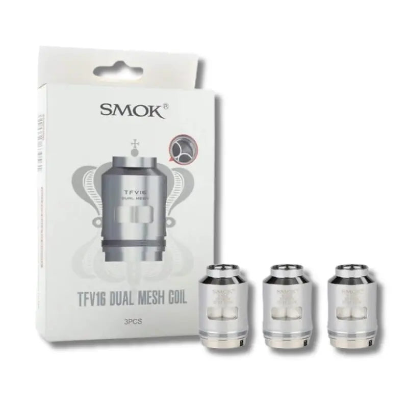 SMOK tfv16 dual mesh coils 0 12 ohm 3er pack ersatzverdampferköpfe
