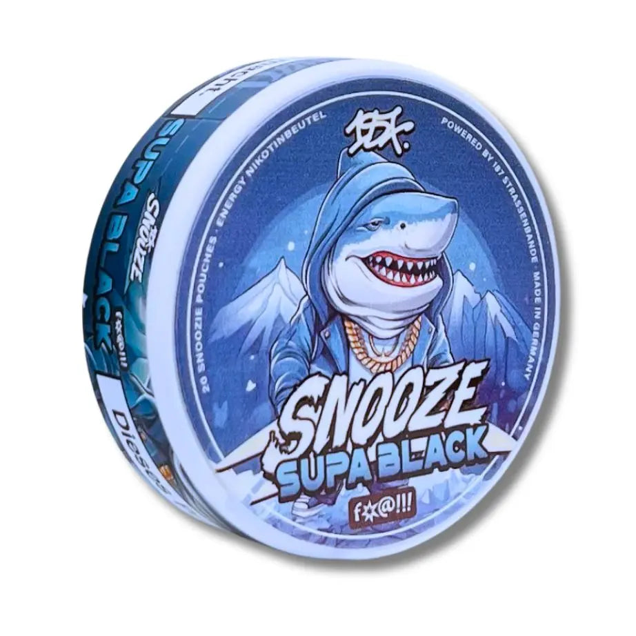 snus 187 strassenbande snooze supa black mit 16mg nikotinstärke