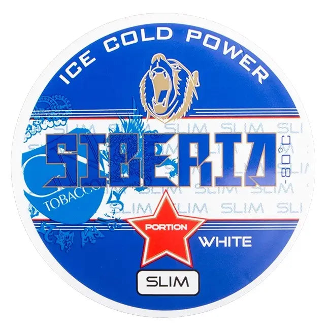 siberia blau snus ice cold power slim white mit 24mg nikotin