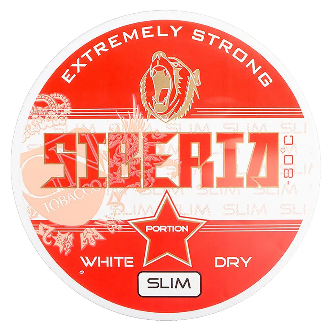 siberia snus red white dry slim mit 43mg nikotin
