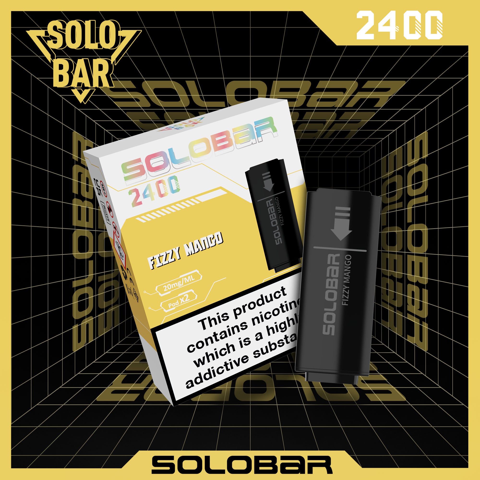 vapes pods solobar fizzy mango 2er pack mit 20mg nikotin
