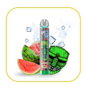 tribal force vape 600 puffs ohne nikotin watermelon ice