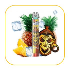 tribal force vape 600 puffs ohne nikotin pineapple ice