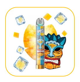tribal force vape 600 puffs ohne nikotin ananas ice