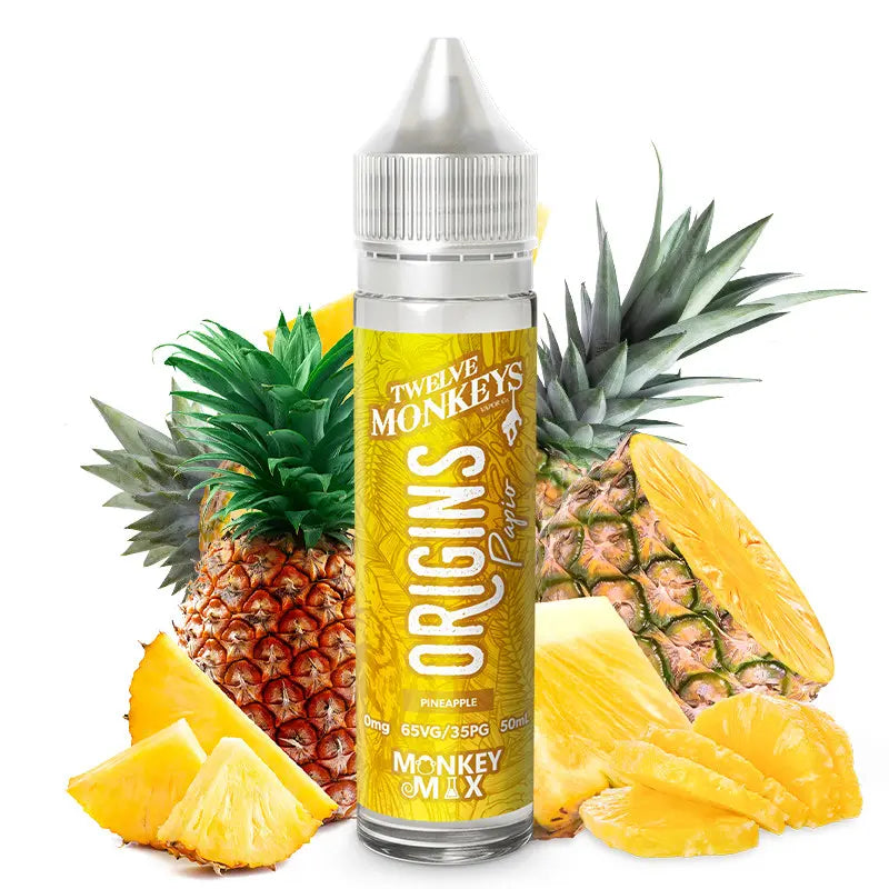 e-liquid twelve monkeys 50ml ohne nikotin, origins papio