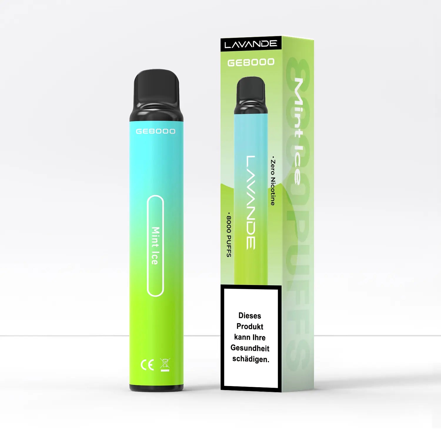 vape lavende ohne nikotin, 8000 puffs, mint ice