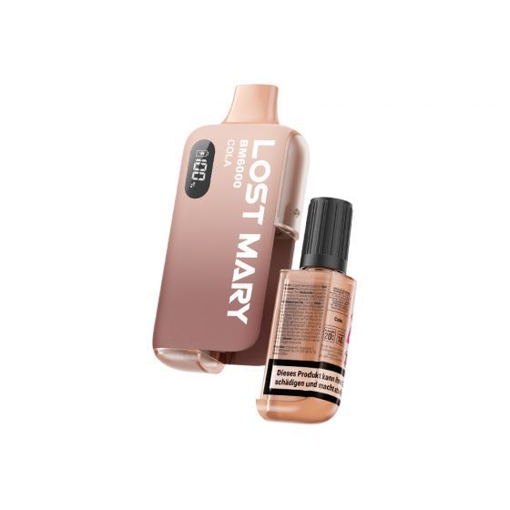 vape lost mary bm6000 mit 20mg nikotin cola