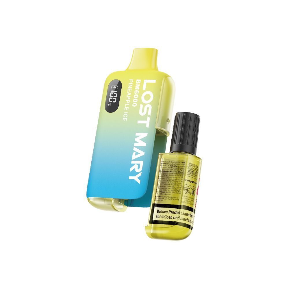 vape lost mary bm6000 mit 20mg nikotin pineapple ice
