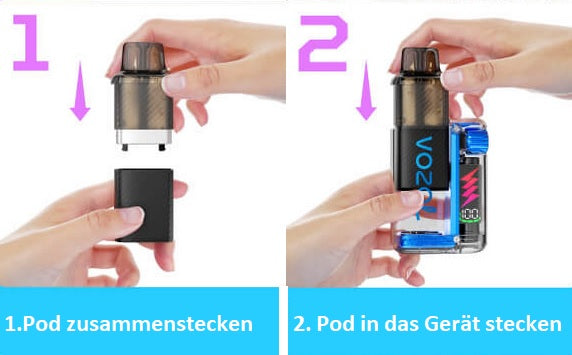 Vozol Vista Plug Starter Kit - Strawberry Ice 20mg