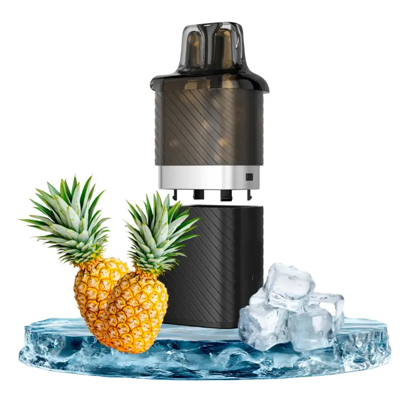 VOZOL vista plug pod pineapple ice pod cartridge mit ananas und menthol geschmack fuer e zigarette vorgefuellt