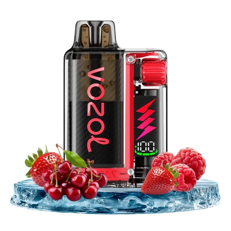 vozol vista plug starterset mit 1 pod strawberry raspberry cherry 20mg nikotin