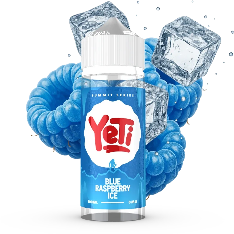 YETI summit blue raspberry ice e liquid intensive beerenfrische mit frost effekt