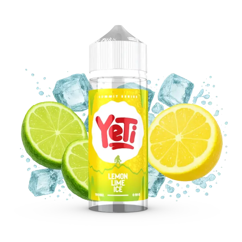 YETI summit lemon lime ice e liquid spritzige zitrusfrische mit kühler intensität
