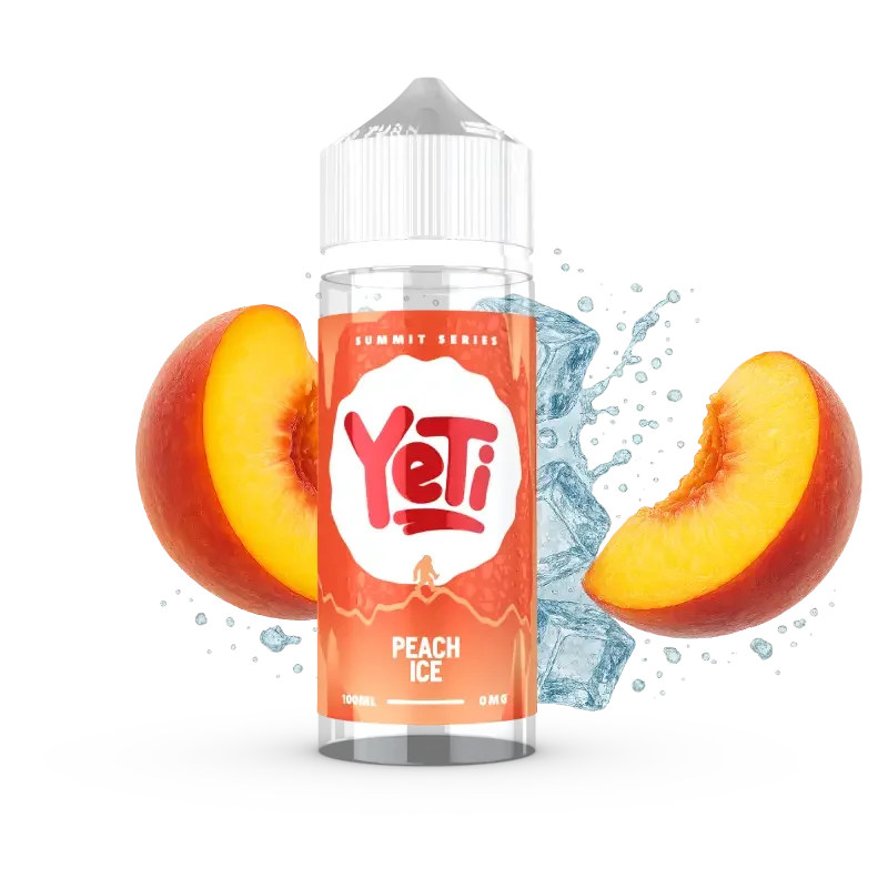 YETI summit peach ice e liquid saftiger pfirsich mit erfrischender eisnote