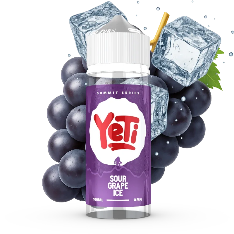 YETI summit sour grape ice e liquid saure traube trifft eiskalte frische