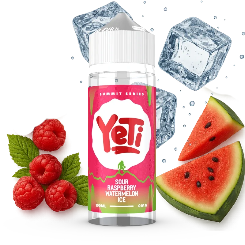 YETI summit sour raspberry watermelon ice e liquid fruchtig sauer mit Frost faktor