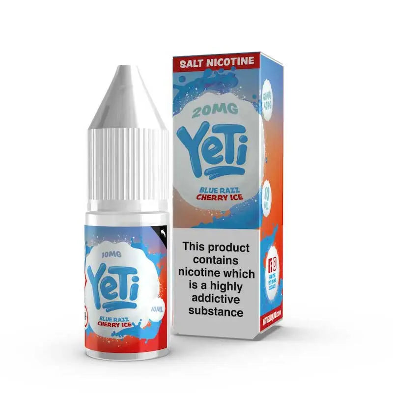 Yeti Salt E-Liquid 10ml - Blue Razz Cherry Ice Nikotinsalz