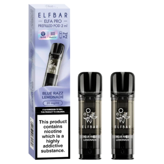 Elfbar Elfa Pro Pods Blue Razz Lemonade 2er Pack