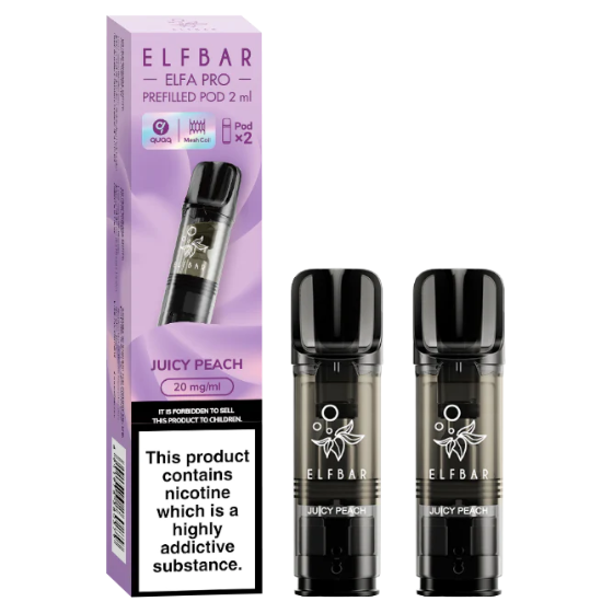 Elfbar Elfa Pro Pods Peach ICE 2er Pack