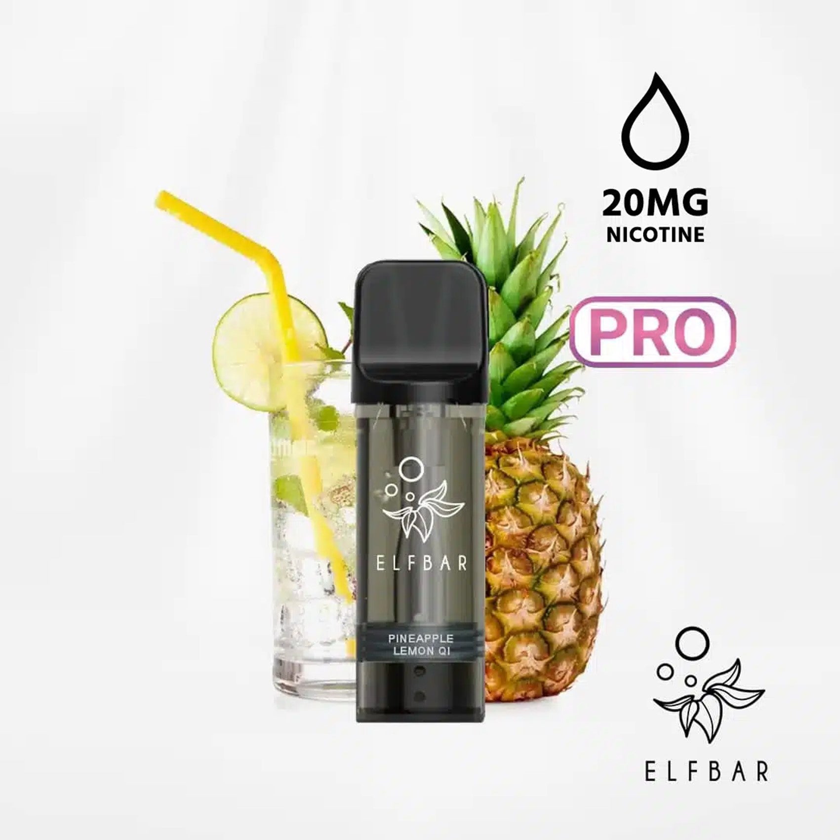 Elfbar Elfa Pro Pods Pineapple Lemon IQ 2er Pack