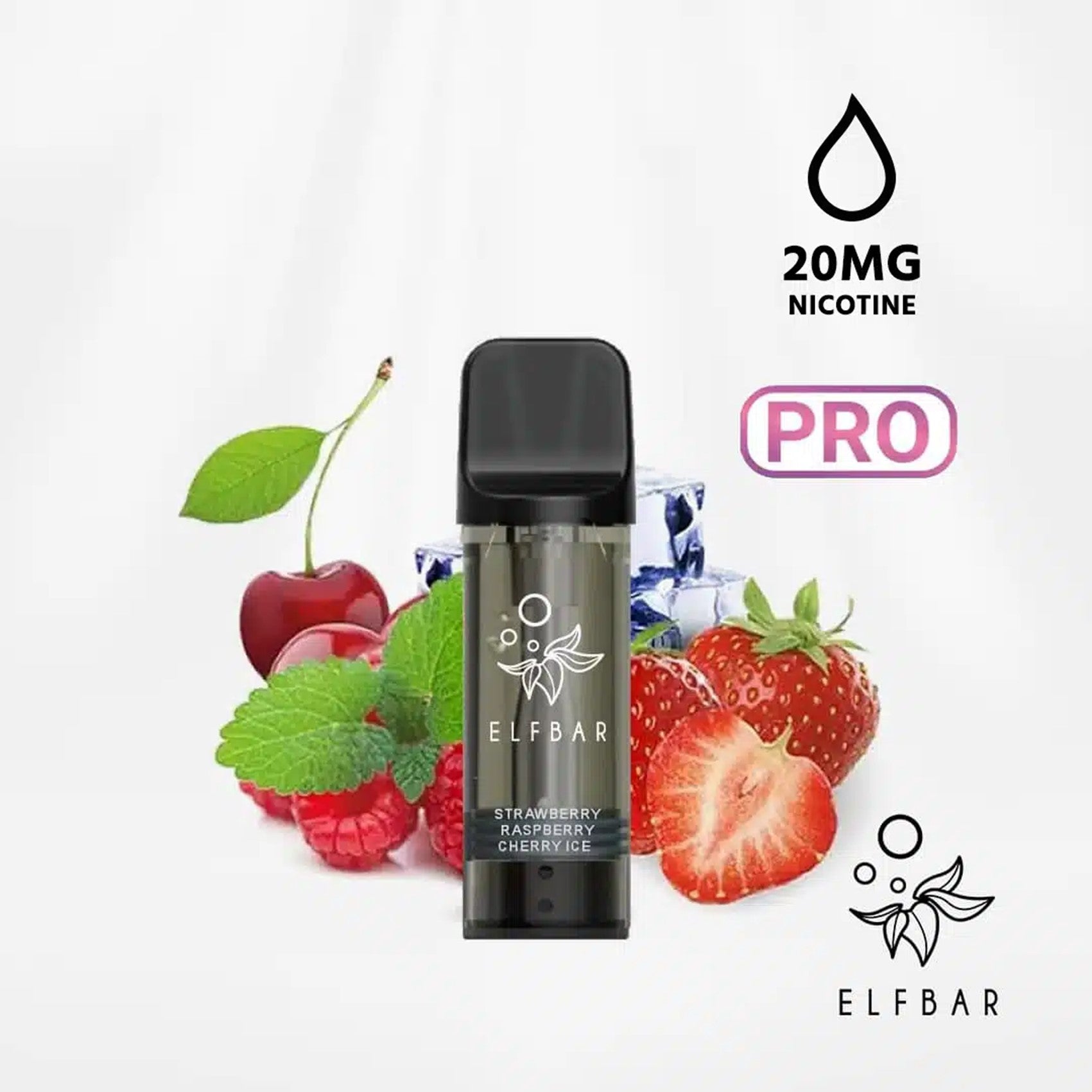 Elfbar Elfa Pro Pods Strawberry Raspberry Cherry Ice 2er Pack