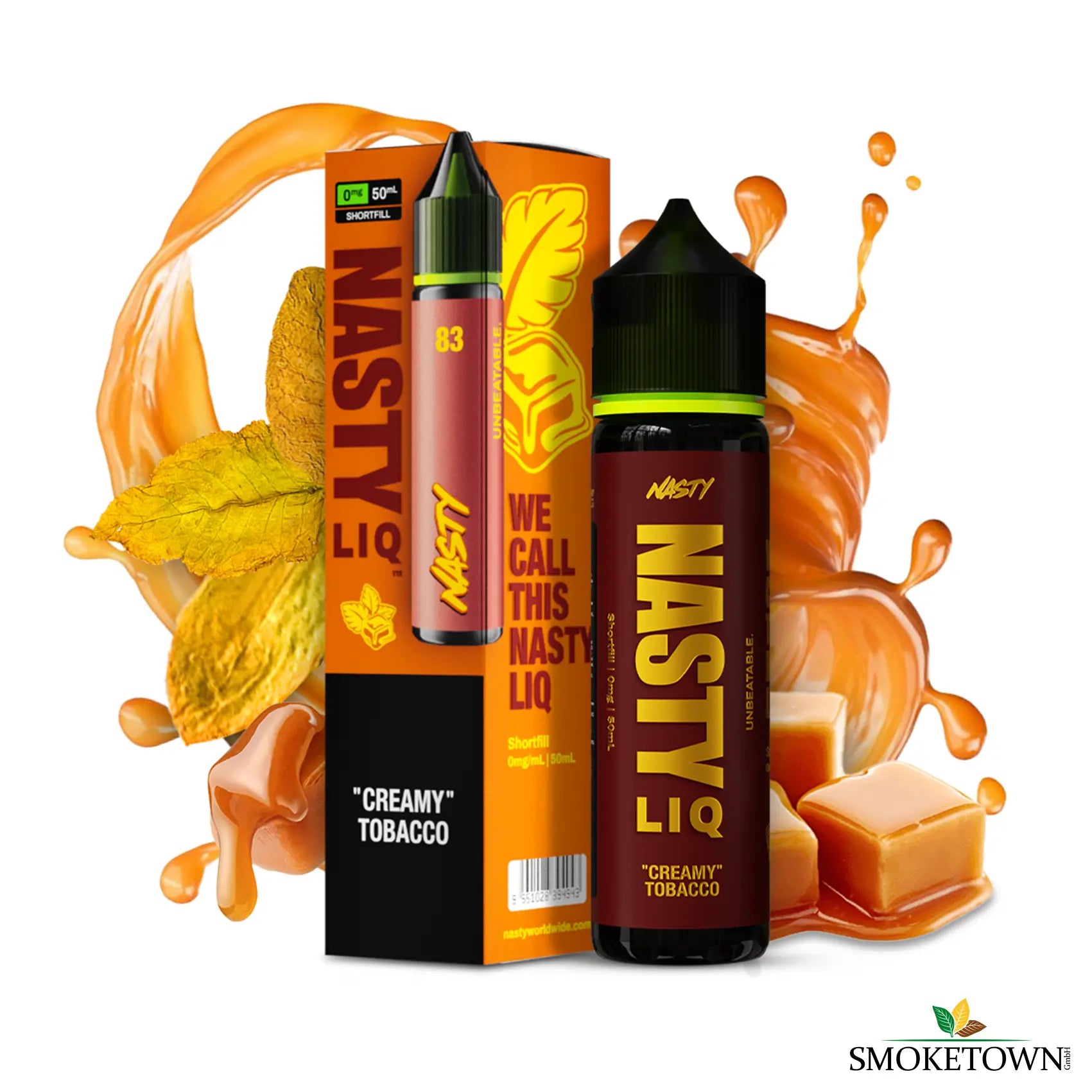 Nasty Liq E-Liquid 50ml - Creamy Tobacco 0mg