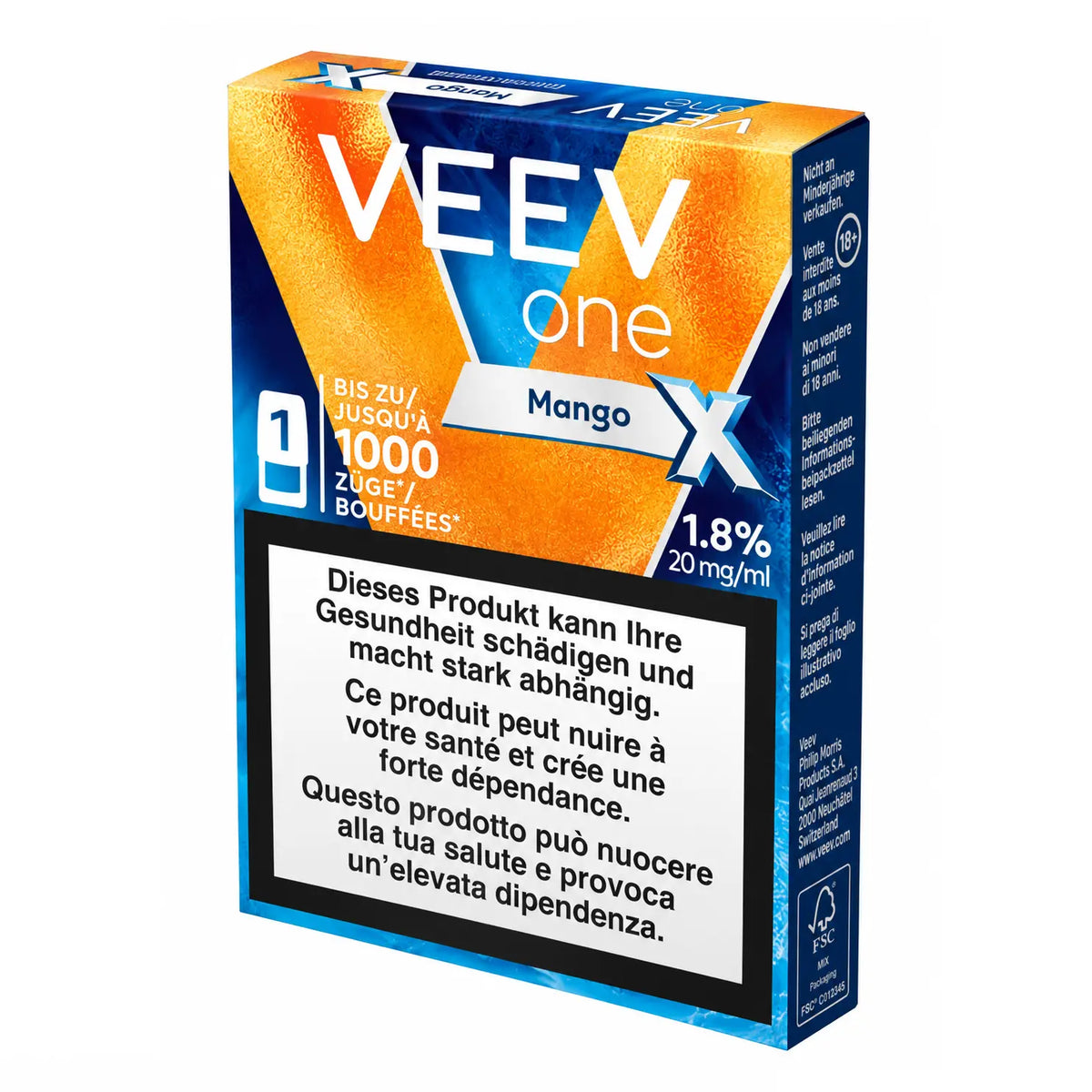 Veev One Pod Kartusche - Mango Extra 20mg