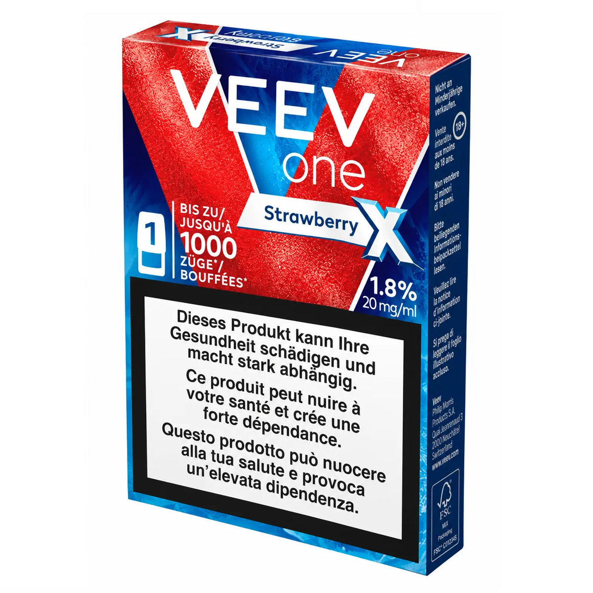 Veev One Pod Kartusche - Strawberry Extra 20mg