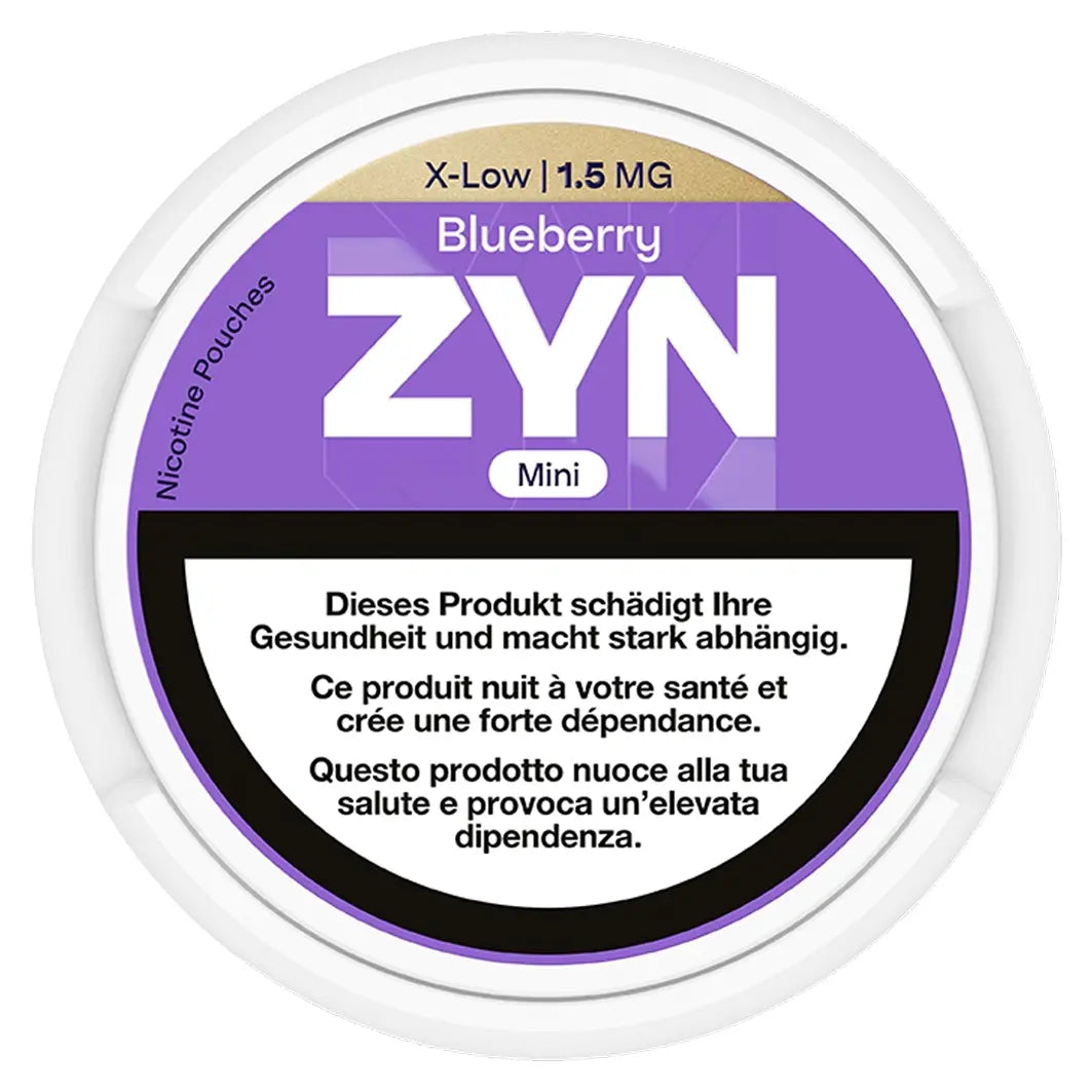 ZYN Snus Mini - Blueberry X-Low 1.5mg