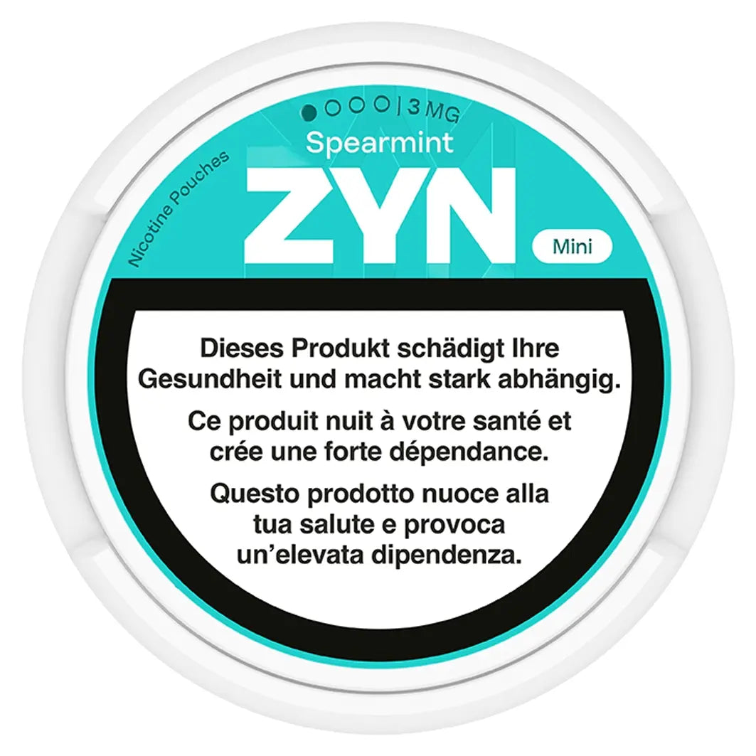 ZYN Snus Mini - Spearmint Medium 3mg
