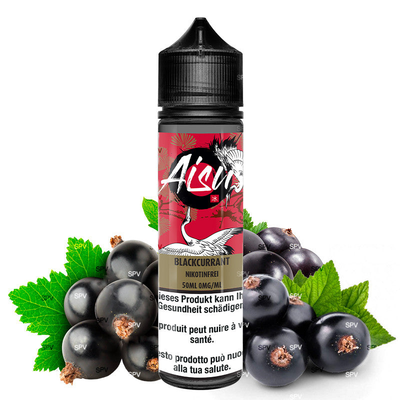 Aisu E-Liquid 50ml - Blackcurrant 0mg