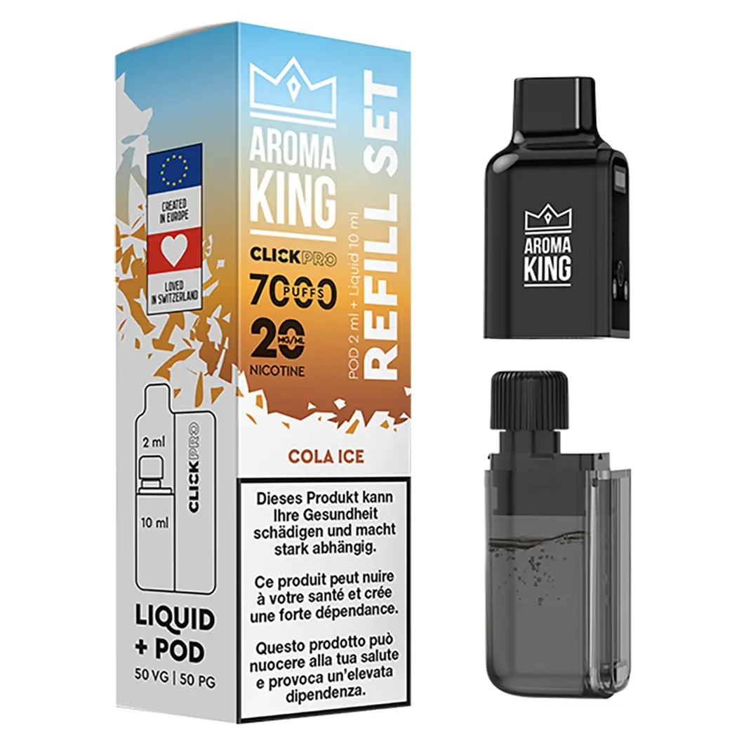 Aroma King CLICK PRO Pod – Cola Ice 20mg