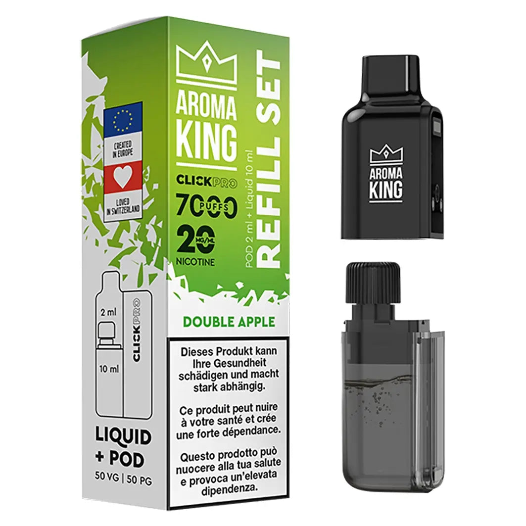 Aroma King CLICK PRO Pod – Double Apple 20mg