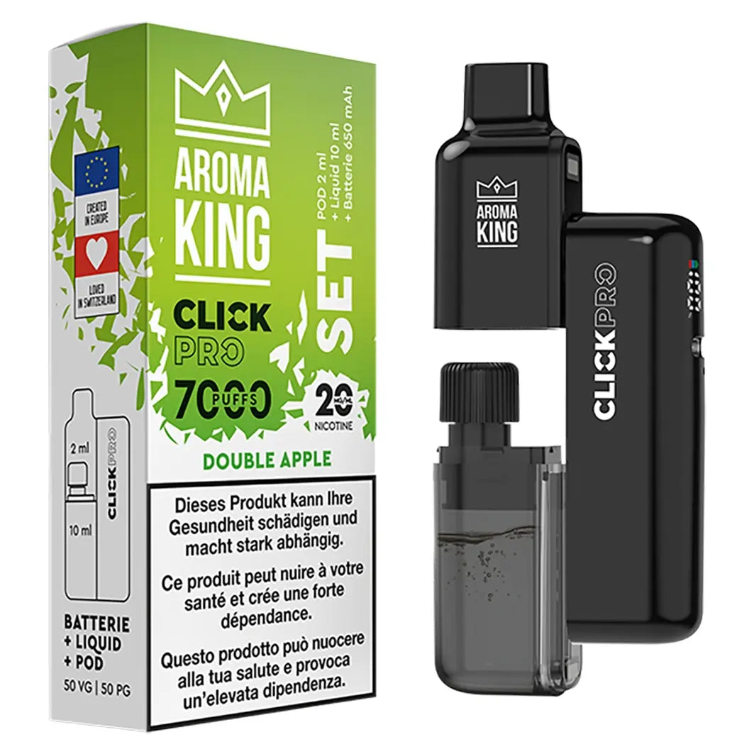 Aroma King CLICK PRO Set - Double Apple 20mg