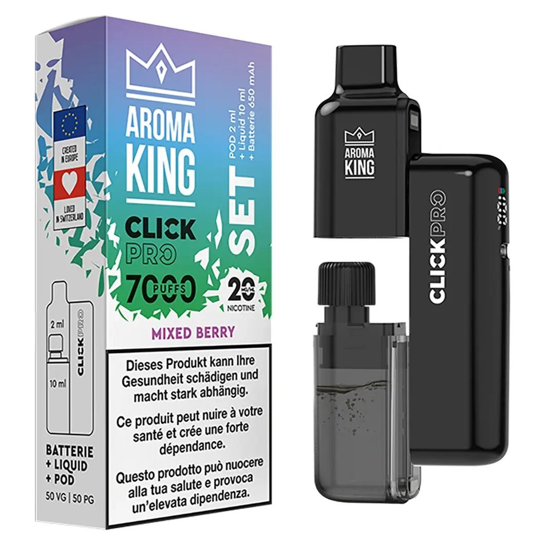 Aroma King CLICK PRO Set - Mixed Berry 20mg