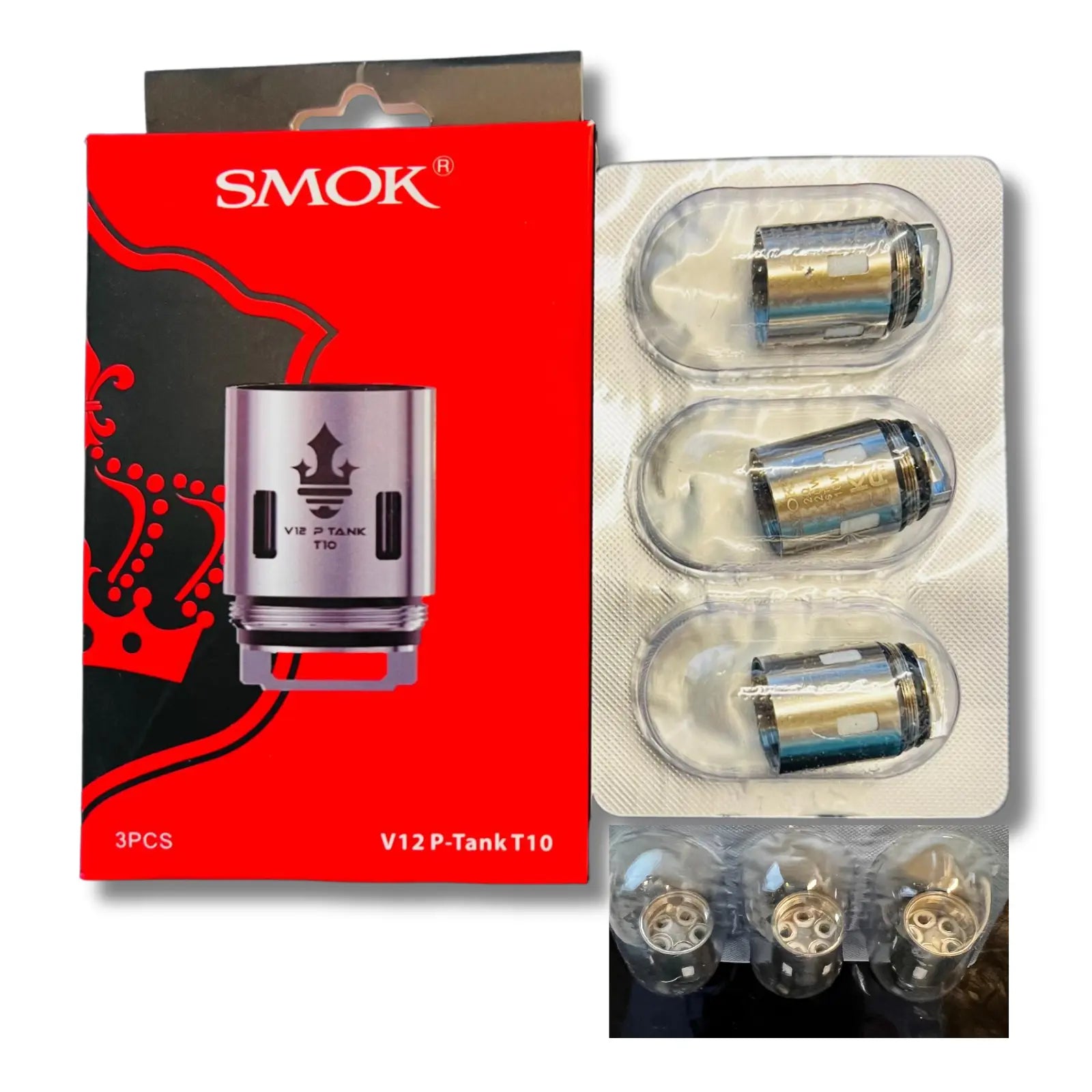 SMOK V12P - Tank T10 Coil 0.12 Ohm