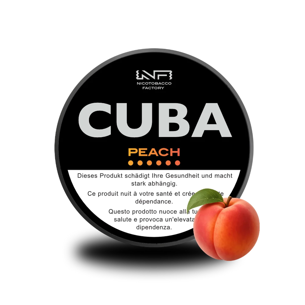Cuba Snus Black - Peach