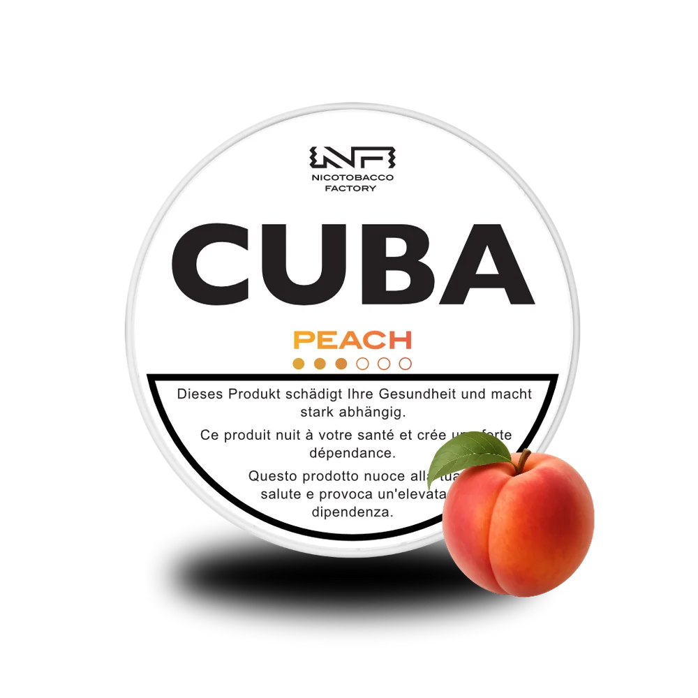 Cuba Snus White - Peach