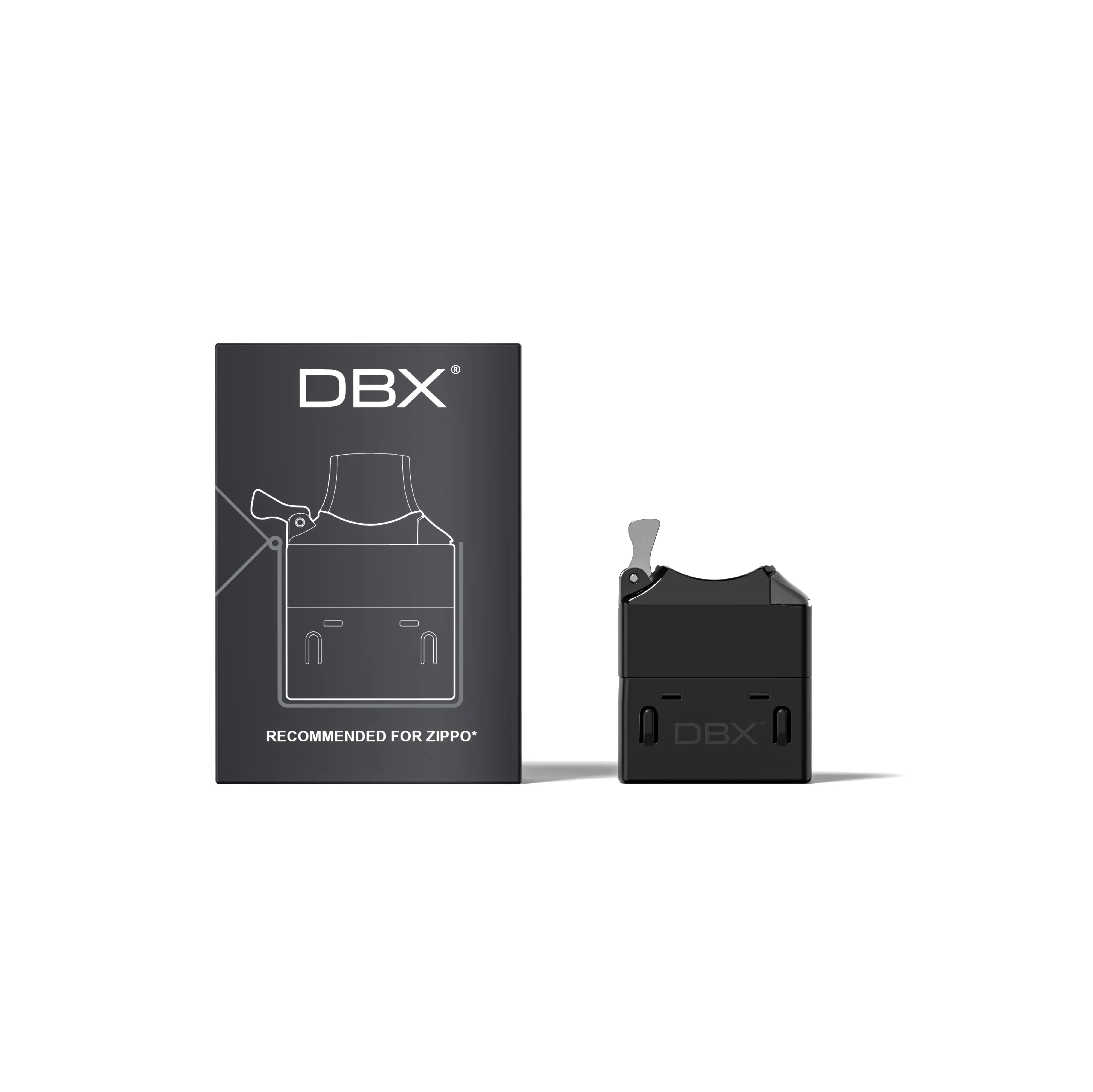 DBX vape zippo wiederaufladbares vape geraet im zippo design podsystem fuer nikotingenuss