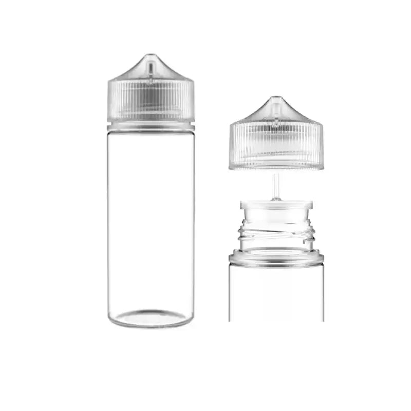 CHUBBY GORILLA diy flasche unicorn v3 transparent 120 ml aus kunststoff zum mischen und aufbewahren von liquids