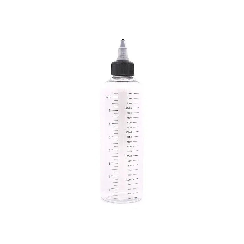 FLASCHE diy mit dosierkappe 230 ml aus kunststoff zum mischen und aufbewahren von